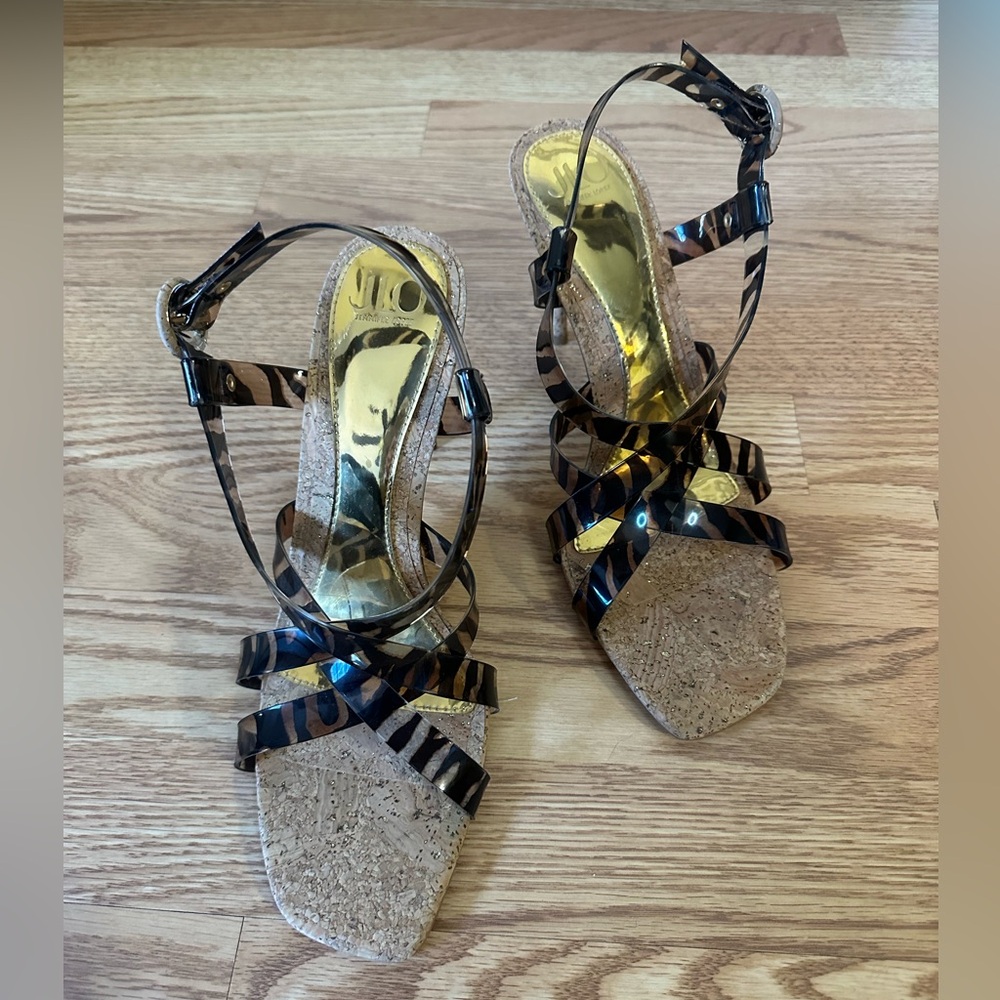 J Lo Stiletto Tortoise Shell Heels